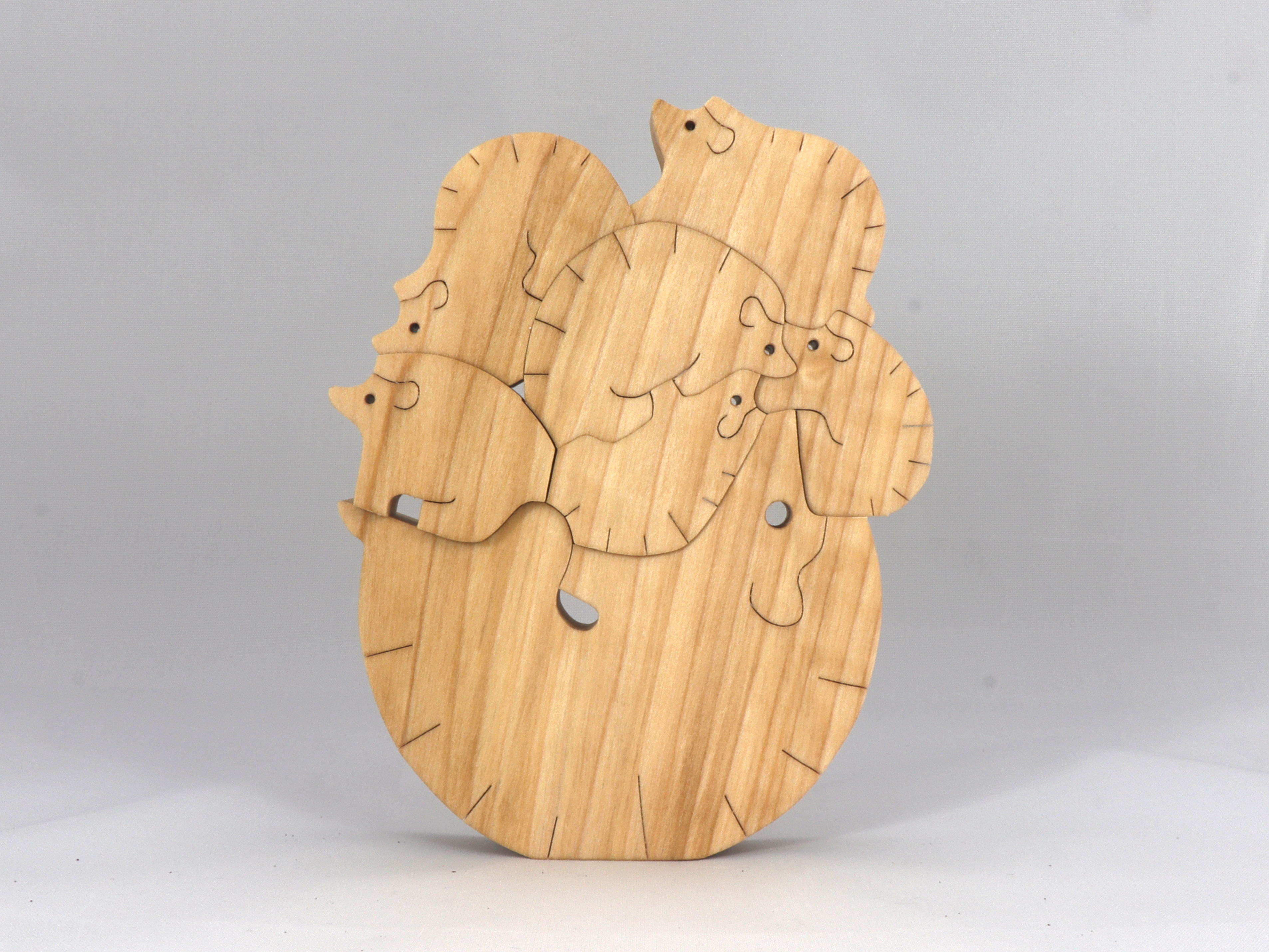 Stacking Hedgehog Family Puzzle Made To Order