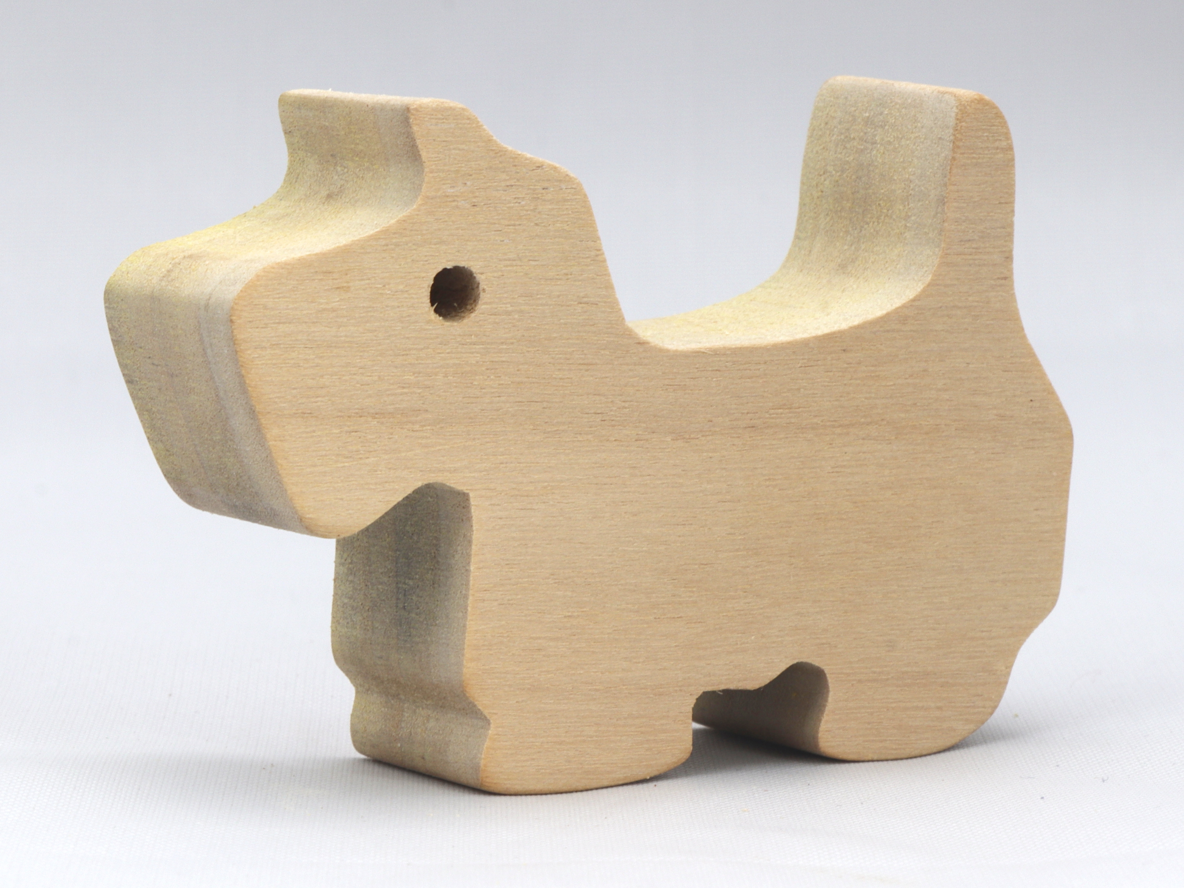 Handmade Wood Toy Puppy Cutout Scottish Terrier Dog, Unfinished and Ready to Paint From My Itty Bitty Animal Collection