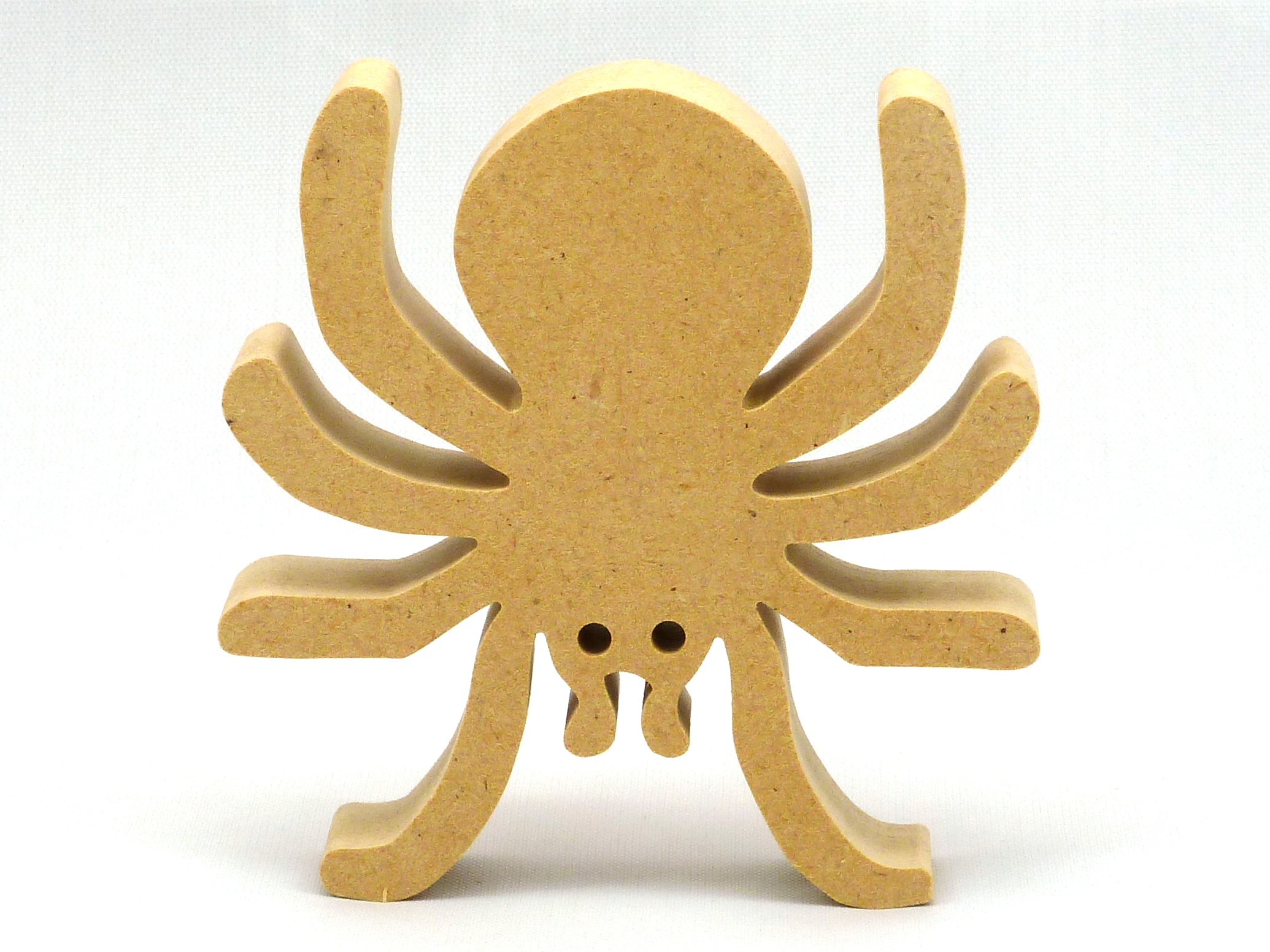 Halloween Spider Cutout, Handmade Unpainted, Ready To Paint, and Freestanding Use for Crafts or Toys, from My Snazzy Spooks Collection