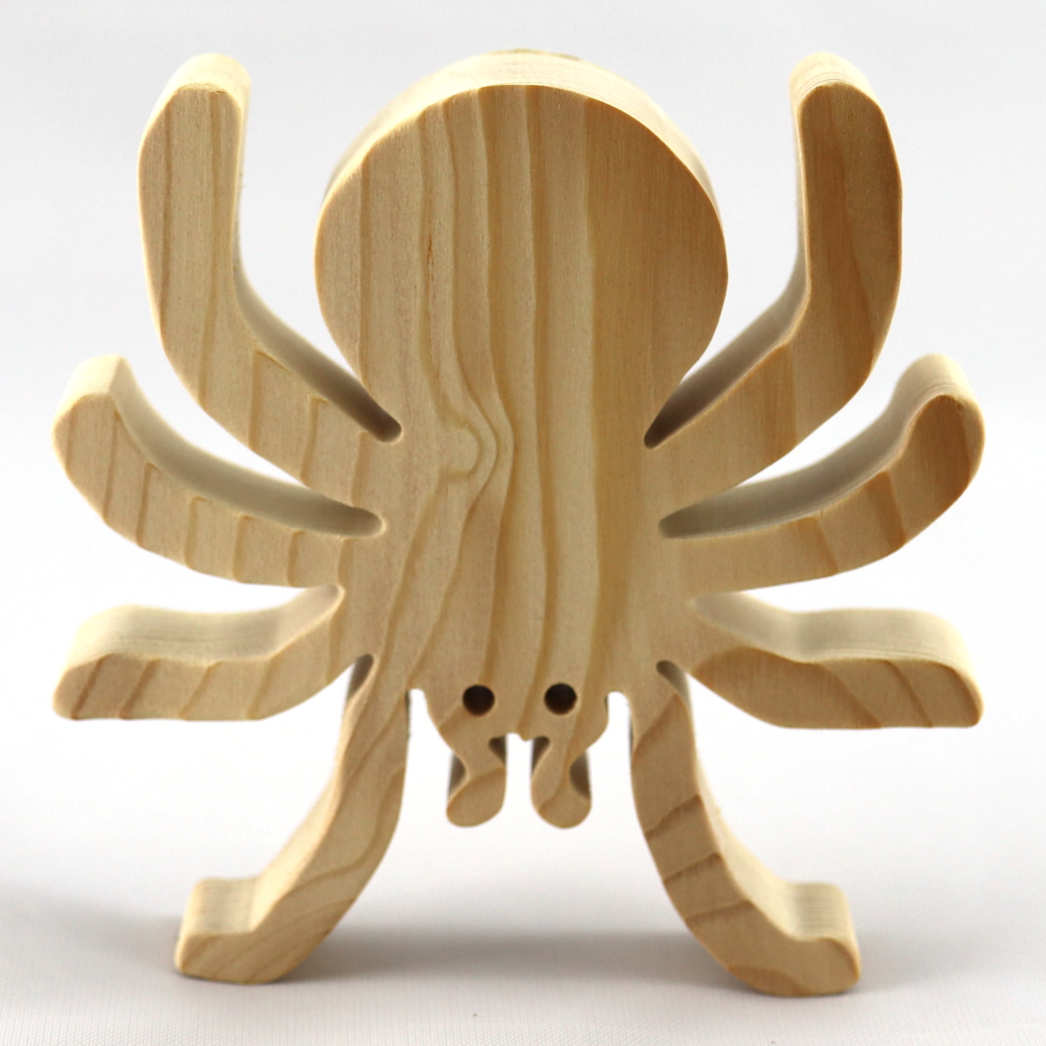 Handmade Wood Spider Toy Cutout for Halloween Decoration or Crafts Unpainted From My Snazzy Spooks Collection